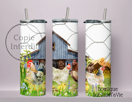 Tasse isotherme poules