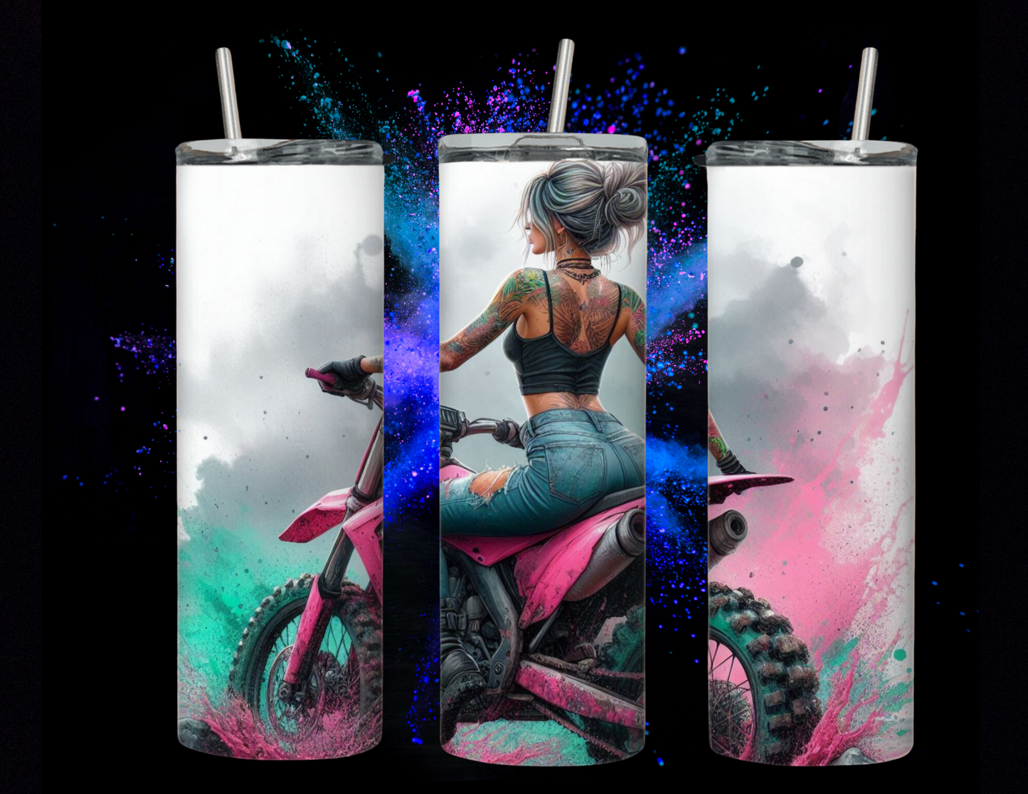 tasse isotherme motocross girl