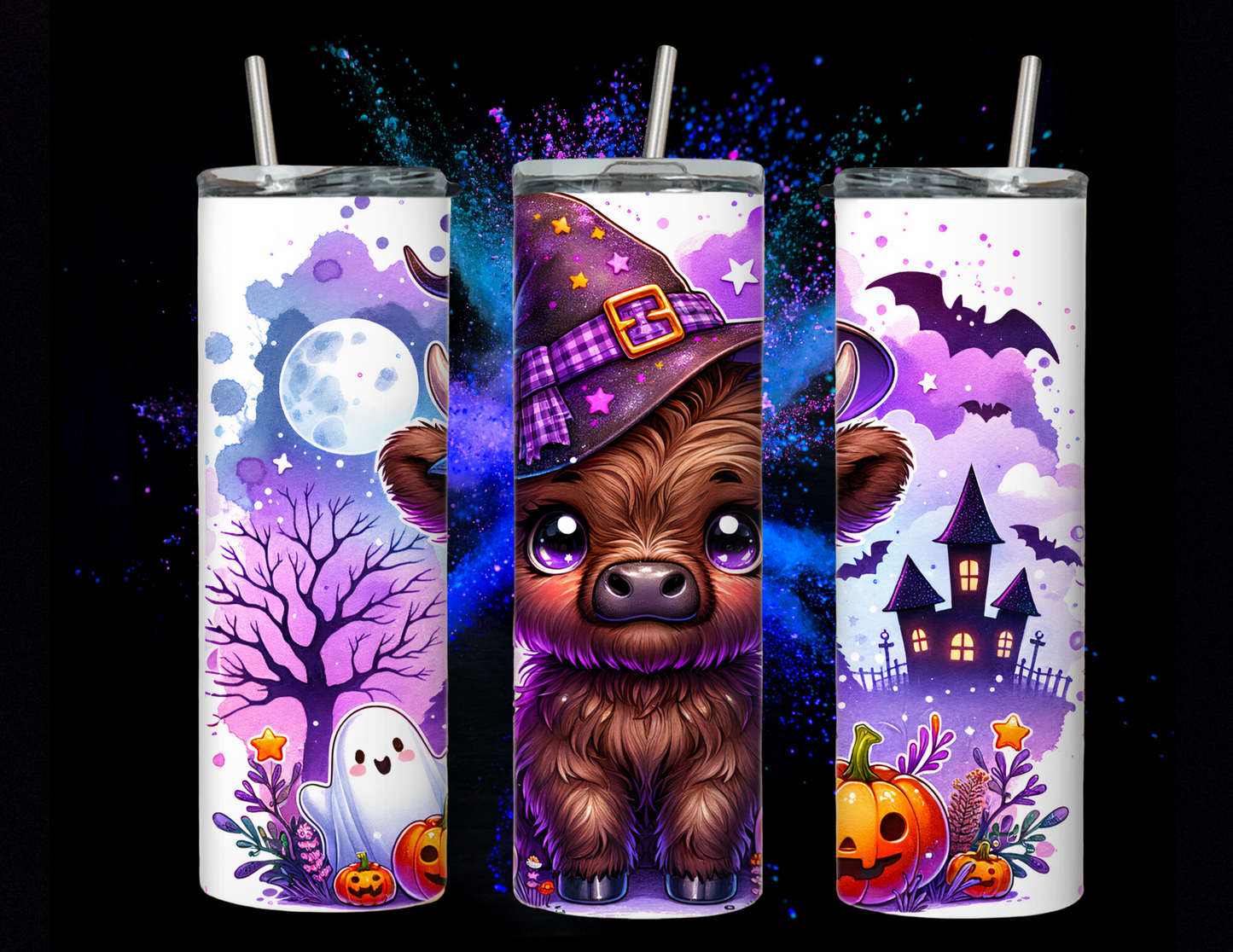 tasse isotherme vache halloween