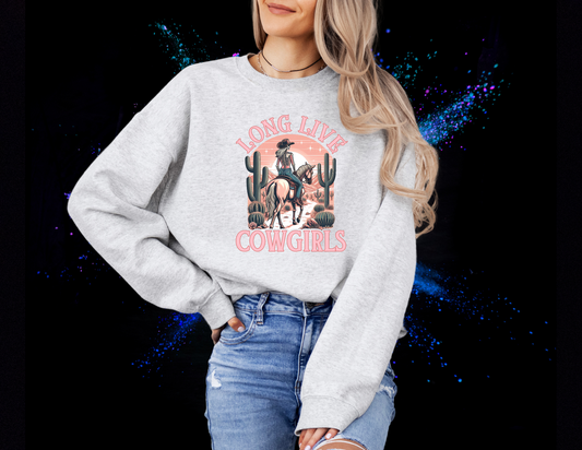 crewneck long live cowgirls