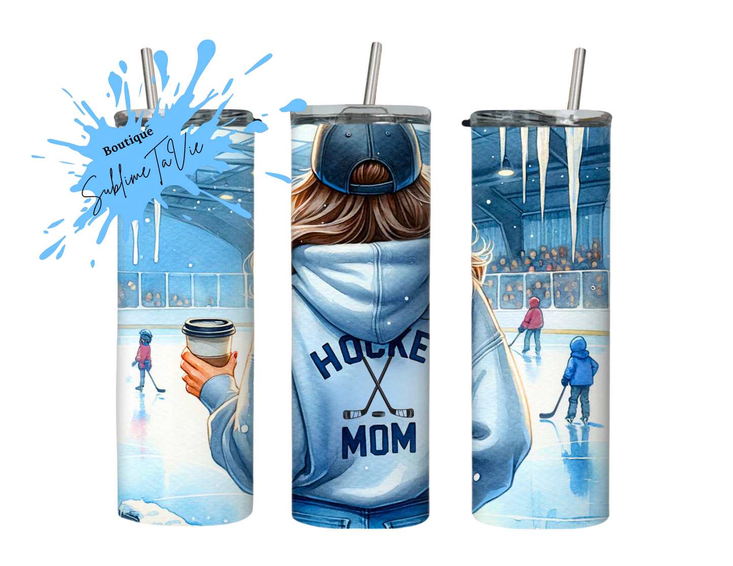 Tumbler hockey mom