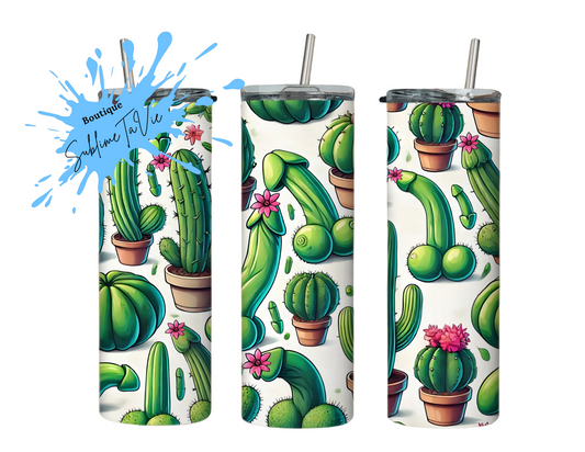 Tumbler cactus humour adulte