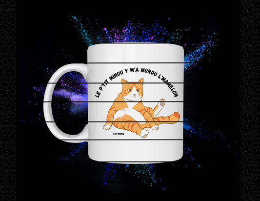 tasse minou humour